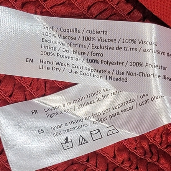 Band of The Free B.O.G. Joelle Crimson Pink Floral Smocked Crop Top Size… - Picture 5 of 13